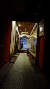 Long corridor leads to the old heritage wing