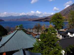 View from atop Chuzenji temple