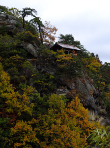 Temple atop the cliff